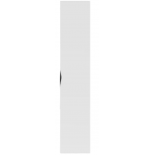 Шкаф-пенал Vod-ok Марко 30 R дверь, ручки черные, белый глянец