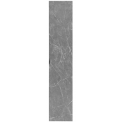 Шкаф-пенал Vod-ok Марко 30 R дверь, ручки черные, мрамор серый