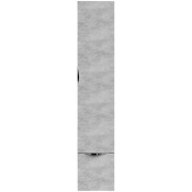 Шкаф-пенал Vod-ok Марко 30 R дверь и ящик, ручки хром, горный камень