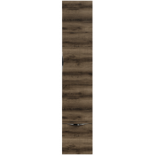 Шкаф-пенал Vod-ok Марко 30 R дверь и ящик, ручки хром, дуб крымский коричневый 131005-9005