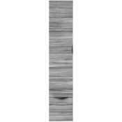 Шкаф-пенал Vod-ok Марко 30 L дверь и ящик, ручки черные, лиственница структурная контрастно-серая 64202