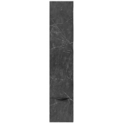 Шкаф-пенал Vod-ok Марко 30 L дверь и ящик, ручки черные, мрамор графит