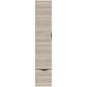 Шкаф-пенал Vod-ok Марко 30 L дверь и ящик, ручки черные, ореховый дубослив светлый