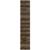 Шкаф-пенал Vod-ok Марко 30 R дверь и ящик, ручки черные, дуб крымский коричневый