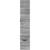 Шкаф-пенал Vod-ok Марко 30 R дверь и ящик, ручки черные, лиственница структурная контрастно-серая