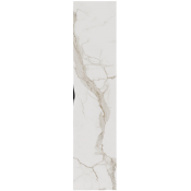 Шкаф-пенал Vod-ok Марко 35 R дверь, ручки хром, мрамор белый натур милк 2537