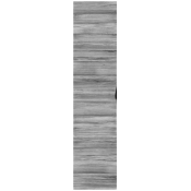 Шкаф-пенал Vod-ok Марко 35 L дверь, ручки хром, лиственница структурная контрастно-серая