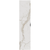 Шкаф-пенал Vod-ok Марко 35 L дверь, ручки хром, мрамор белый натур милк