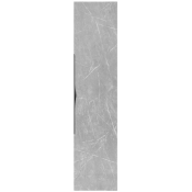 Шкаф-пенал Vod-ok Марко 35 R дверь, ручки черные, мрамор белый