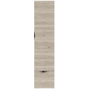 Шкаф-пенал Vod-ok Марко 35 R дверь и ящик, ручки хром, дубослив ореховый светлый 3445