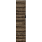 Шкаф-пенал Vod-ok Марко 35 L дверь и ящик, ручки хром, дуб крымский коричневый