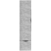 Шкаф-пенал Vod-ok Марко 35 L дверь и ящик, ручки черные, горный камень