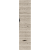 Шкаф-пенал Vod-ok Марко 35 R дверь и ящик, ручки черные, дубослив ореховый светлый 3445