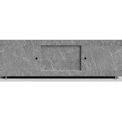 Экран-купе Vod-ok 170 мрамор серый софт тач