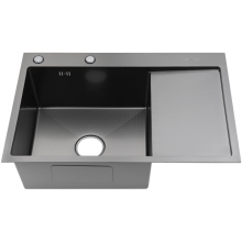 Мойка для кухни Fmark FSC6550Q-L 65x50 графит