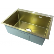 Мойка для кухни Fmark FSC7550C 75x50 матовое золото