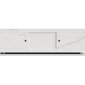 Экран-купе Vod-ok 180 мрамор белый натур милк