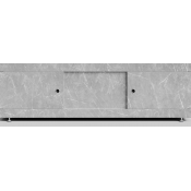 Экран-купе Vod-ok 180 мрамор белый софт тач