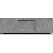 Экран-купе Vod-ok 180 мрамор серый софт тач