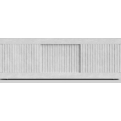 Экран-купе Vod-ok Тач 150 белый камень 57805