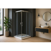 Душевой уголок Royal Bath HPD-T-CH 100х100х200 см стекло прозрачное