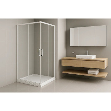 Душевой уголок Royal Bath HPD-T 95х100х185 см стекло прозрачное