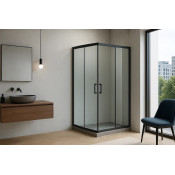 Душевой уголок Royal Bath  HPD-T-BL 100х100х200 (прозрачное) RB100HPD-T-BL