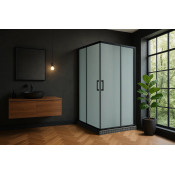 Душевой уголок Royal Bath  HPD-C-BL 90х80х200 (матовое) RB8090HPD-C-BL