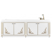 Экран под ванну Vod-ok Кармен 150 белый/золото