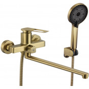 Смеситель для ванны Savol S-009024C матовое золото