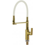 Смеситель для кухни Savol S-L1808C-02 бронза/белый