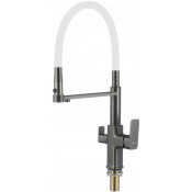 Смеситель для кухни Savol S-L1809Q-02 графит/белый
