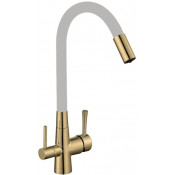 Смеситель для кухни Savol S-L1806C-04 бронза/серый
