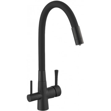 Смеситель для кухни Savol S-L1806H-01 черный