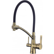 Смеситель для кухни Savol S-L1805C-01 бронза/черный