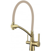 Смеситель для кухни Savol S-L1805B-12 золото/бежевый