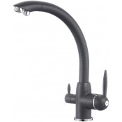 Смеситель для кухни Savol S-L1699H черный матовый