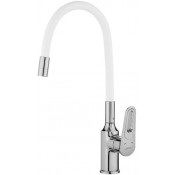 Смеситель для кухни Savol S-600606A хром/белый