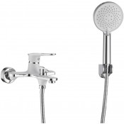 Смеситель для ванны Savol S-600603AW хром/белый