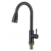 Смеситель для кухни Savol S-002806H черный матовый