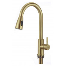 Смеситель для кухни Savol S-002806C матовое золото