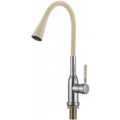 Смеситель для кухни Savol S-2804AM12 хром/бежевый