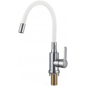 Смеситель для кухни Savol S-3002A02 хром/белый