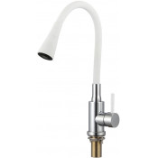 Смеситель для кухни Savol S-3002AM02 хром/белый