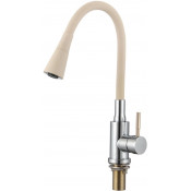 Смеситель для кухни Savol S-3002AM12 хром/бежевый