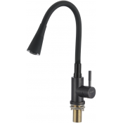 Смеситель для кухни Savol S-3002HM черный матовый