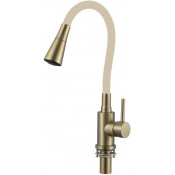 Смеситель для кухни Savol S-3002CM-12 матовое золото/бежевый