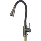 Смеситель для кухни Savol S-3002QM-01 графит/черный