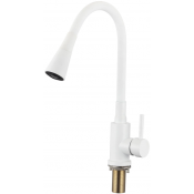 Смеситель для кухни Savol S-3002WM белый
