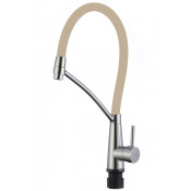 Смеситель для кухни Fmark FS8255A-12 хром/бежевый